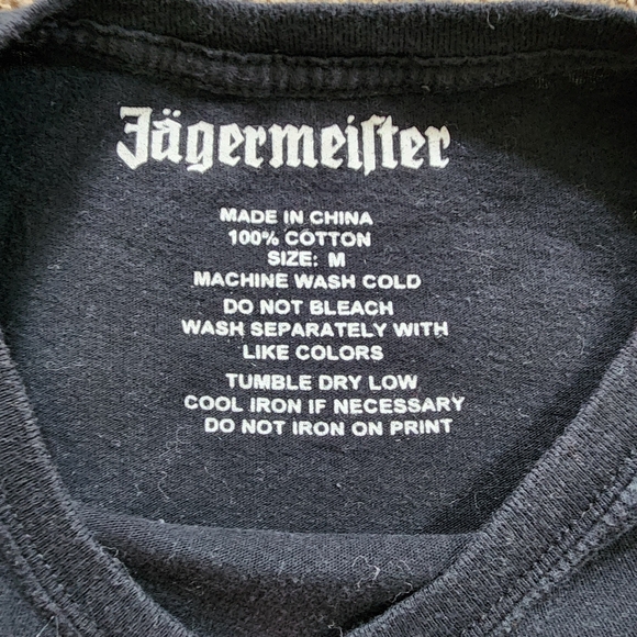 Black Jagermeister S/S Tee, Women's M - Picture 9 of 11